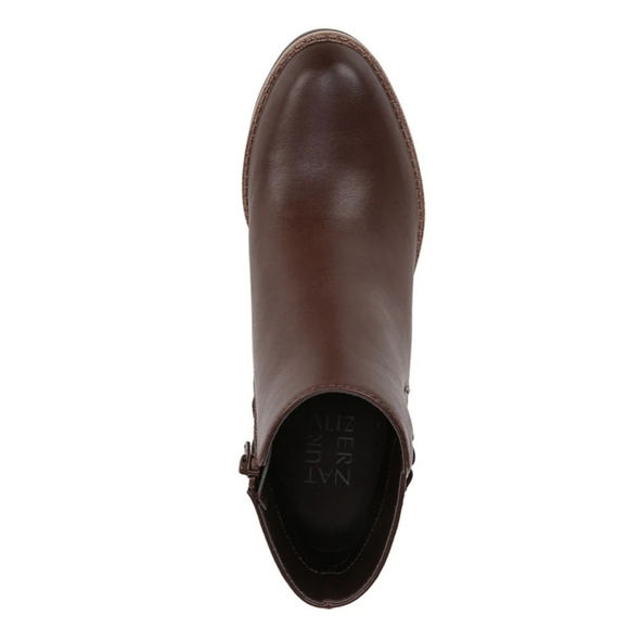 Naturalizer Madalynn Strap Water Repellent Ankle Lug Bootie In Chocolate Size 7 - Picture 6 of 12
